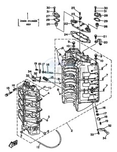 250AETO drawing CYLINDER--CRANKCASE-1