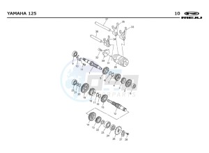 SMX-125-4T-BLACK drawing GEARBOX  EURO2