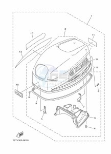 40XMH drawing FAIRING-UPPER