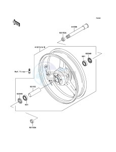 Z1000_ABS ZR1000C9F FR GB XX (EU ME A(FRICA) drawing Front Hub