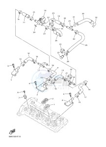 FJR1300AE FJR1300-AS FJR1300AS (B954) drawing AIR INDUCTION SYSTEM