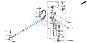 CRF450RC drawing RR. BRAKE MASTER CYLINDER