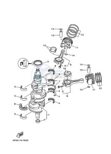 F250TXRH drawing CRANKSHAFT--PISTON