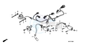 XL125VB drawing SUB HARNESS/IGNITION COIL