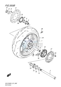 GSX-R1000R EU drawing REAR WHEEL (SPECIAL EDITION)