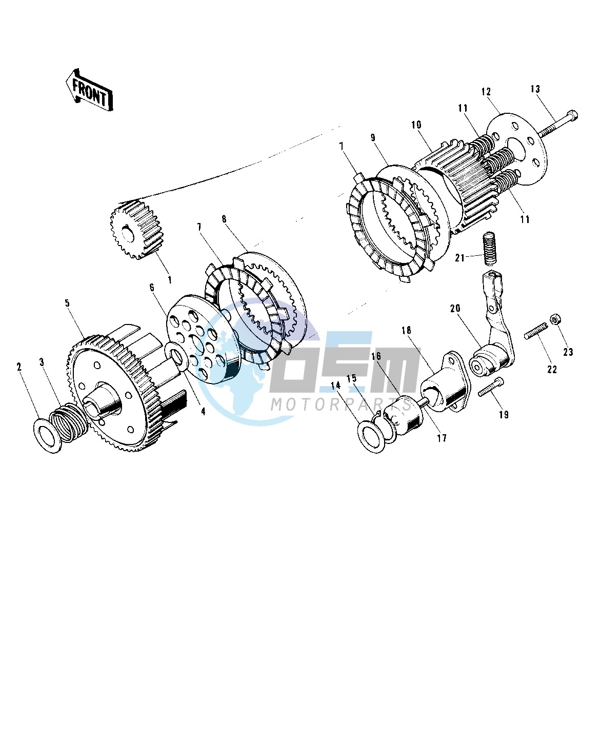 CLUTCH -- 72-73 G5-A- -