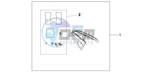 REAR SEAT COWL NH-A84P