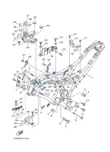 MT07A MT-07 ABS 700 (BU21) drawing FRAME