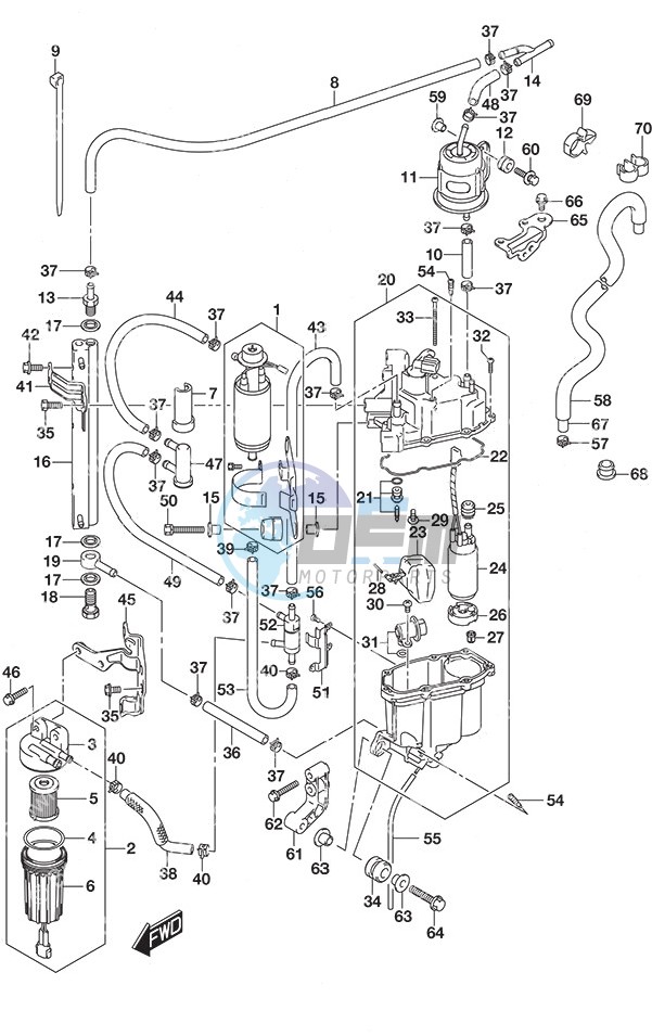 Fuel Pump/Fuel Vapor Separator