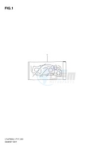 LT-A750X (P17) drawing GASKET SET