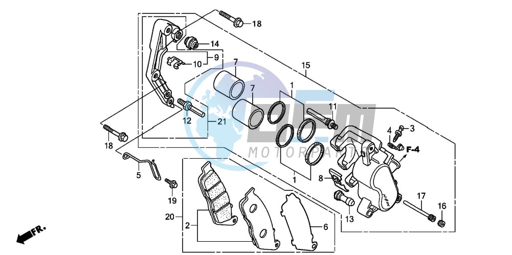 FRONT BRAKE CALIPER