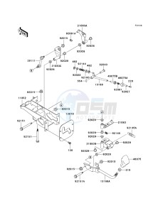 KAF 620 G [MULE 3000] (G6F-G8F) G7F drawing SHIFT LEVER-- S- -