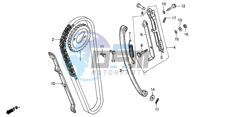 CAM CHAIN/TENSIONER