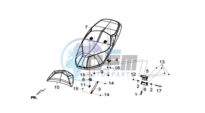 BUDDYSEAT / REAR LUGGAGE FRAME /