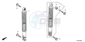 SH300C drawing REAR CUSHION