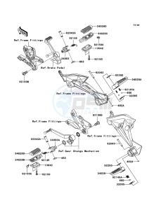 Z1000_ABS ZR1000C9F FR GB XX (EU ME A(FRICA) drawing Footrests