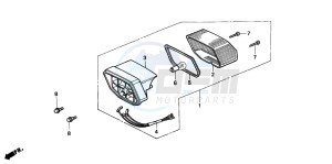 CRM50R drawing TAILLIGHT