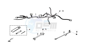 JOYMAX 125 I ABS drawing WIRING HARNASS