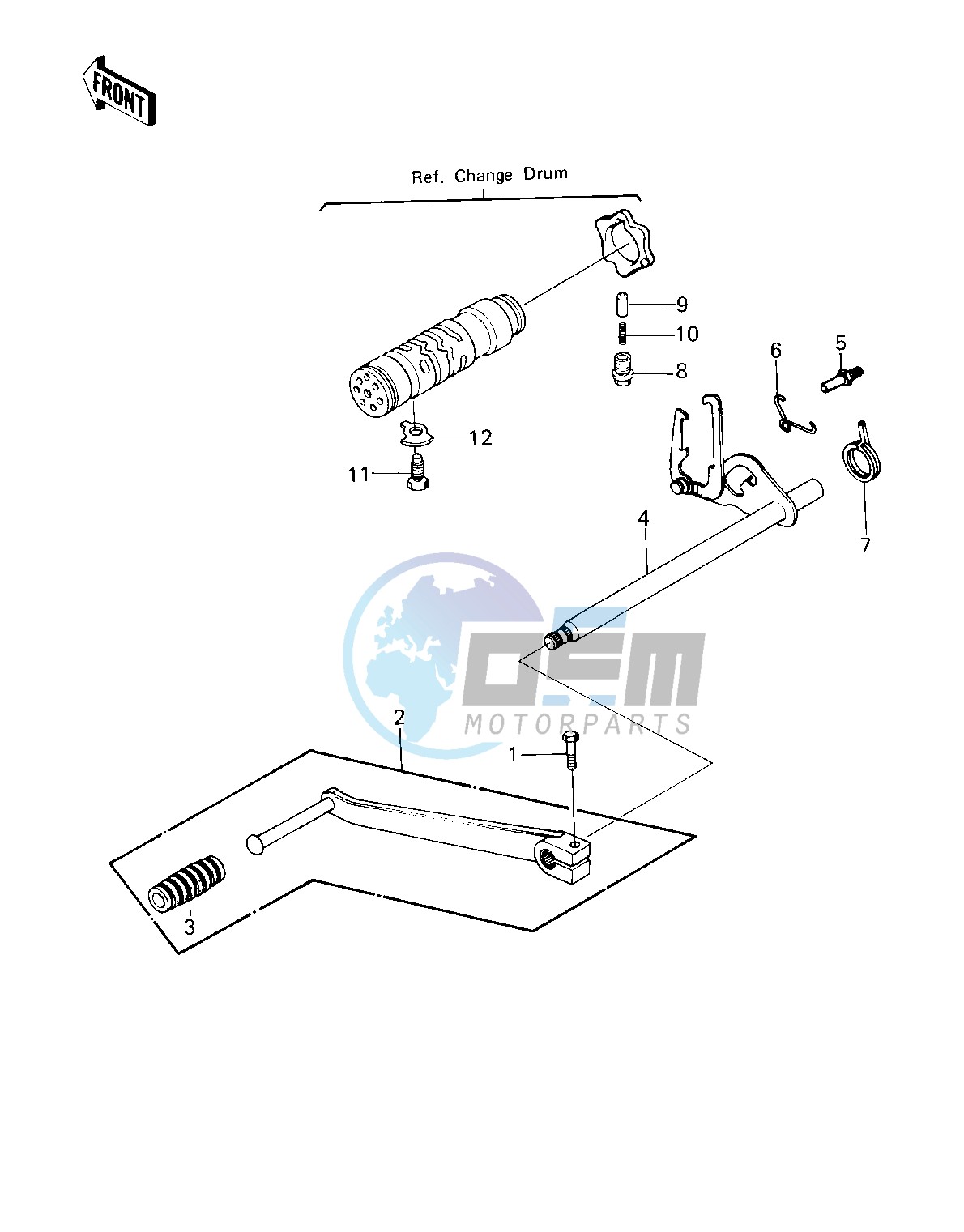 GEAR CHANGE MECHANISM