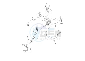 WR F 450 drawing SECONDARY AIR SYSTEM