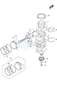 DF 200A drawing Crankshaft