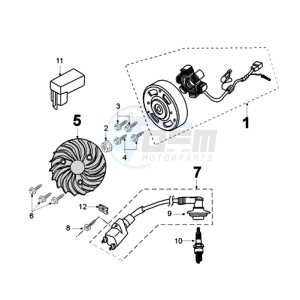 LUDIX 14 L ELEGANCE drawing IGNITION PART