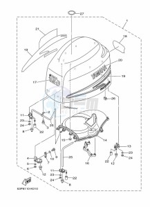 F150BETX drawing FAIRING-UPPER