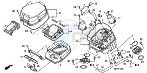 XL1000V9 Europe Direct - (ED) drawing AIR CLEANER