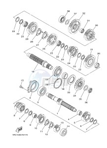 MT09 900 (1RCC) drawing TRANSMISSION