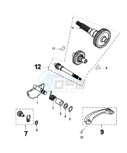 VIVA MA BE drawing DRIVE SHAFTS / KICKSTARTER