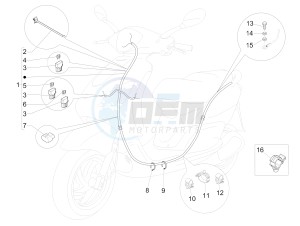 Fly 50 4t 4v drawing Main cable harness