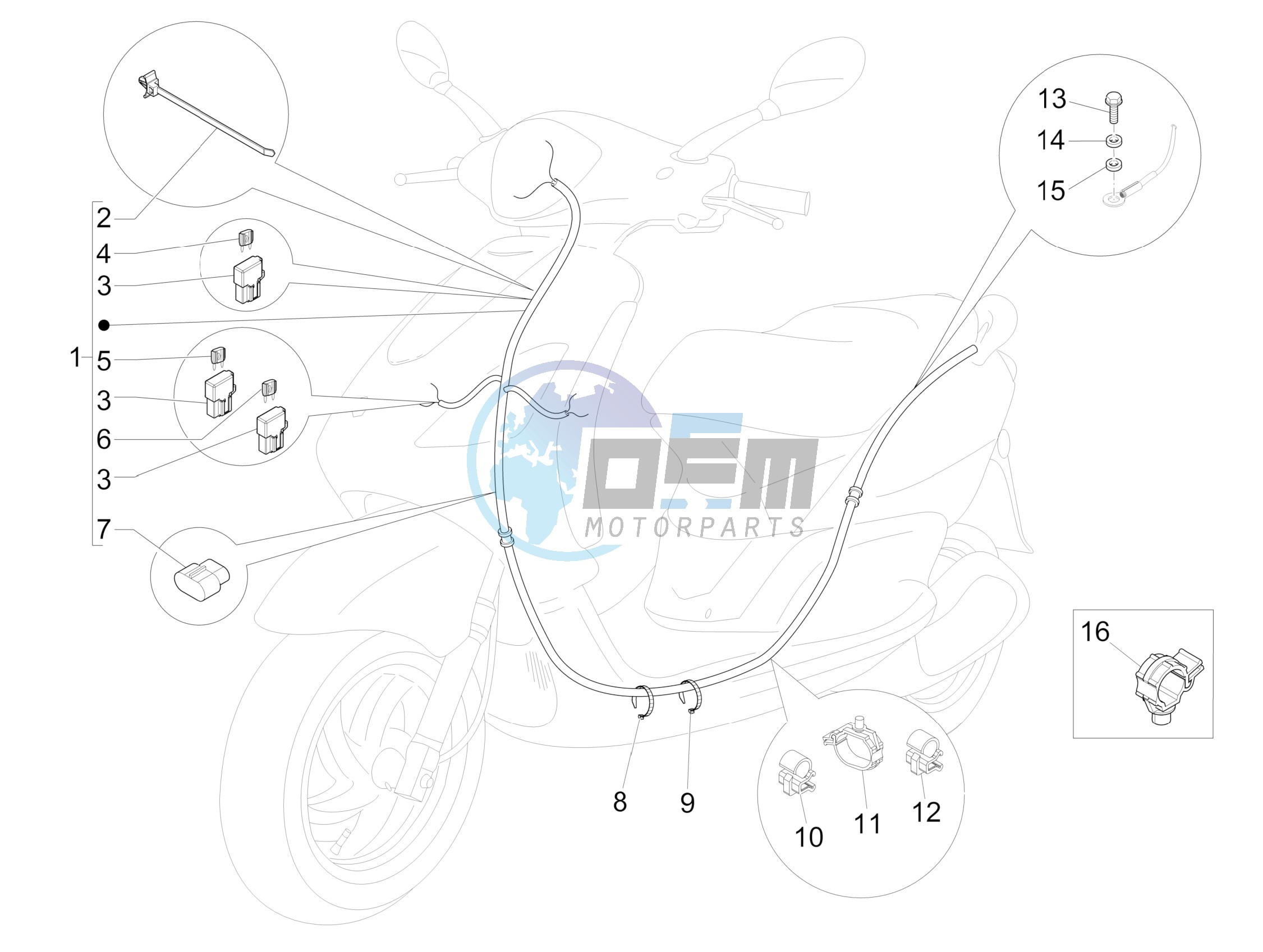 Main cable harness