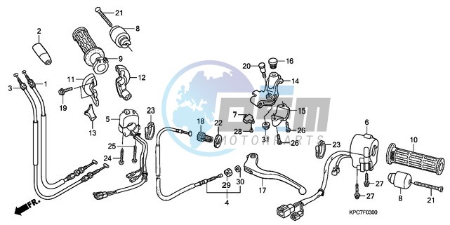 HANDLE LEVER/SWITCH/CABLE