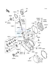 KX85_/_KX85_II KX85BBF EU drawing Engine Cover(s)