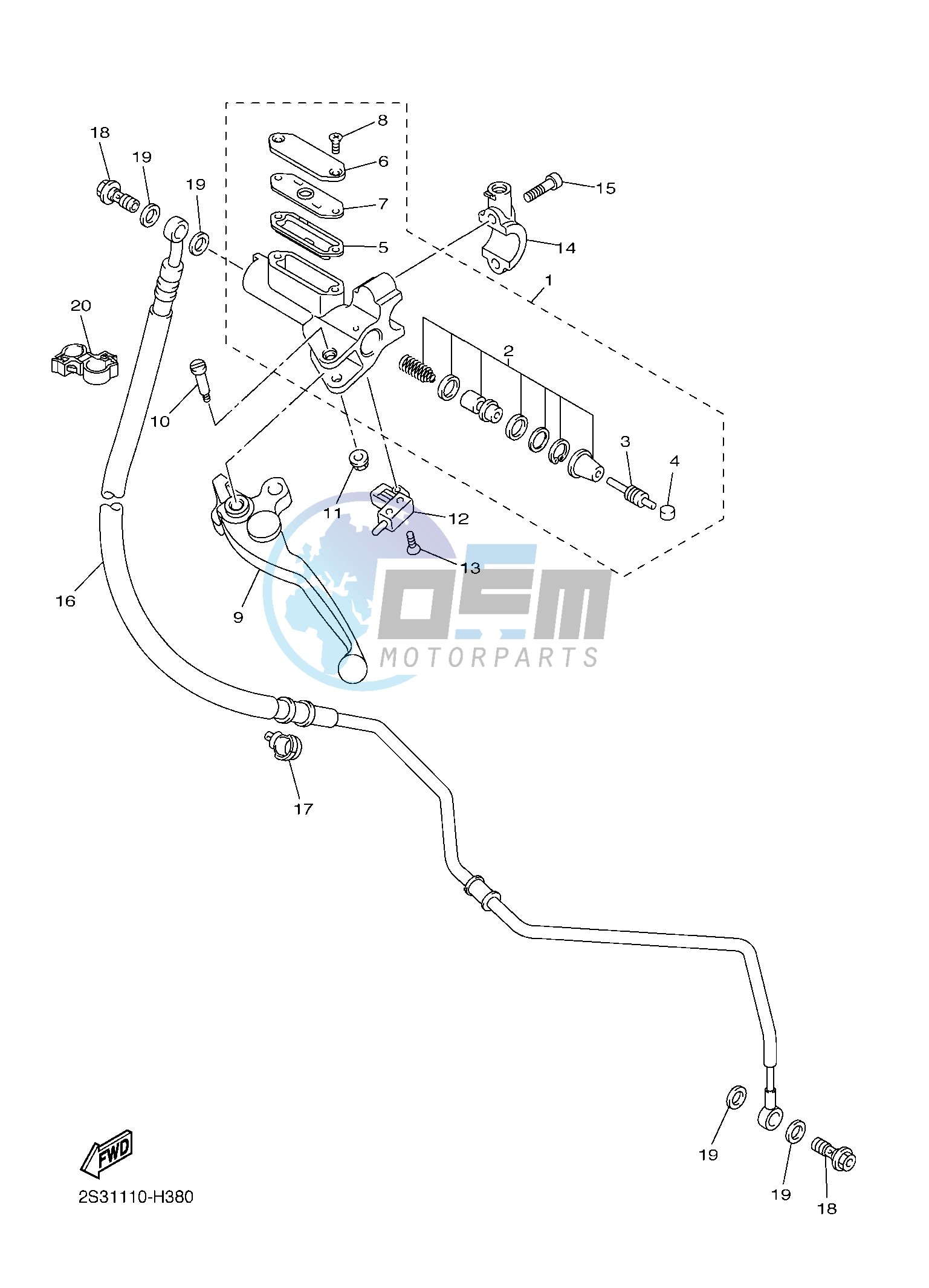 FRONT MASTER CYLINDER 2