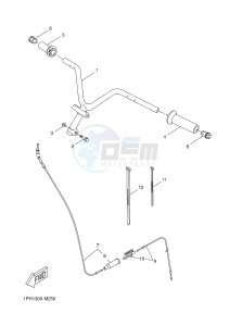 NS50 AEROX R (1PH5 1PH5 1PH5 1PH5 1PH5) drawing STEERING HANDLE & CABLE