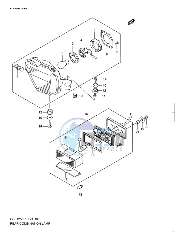 REAR COMBINATION LAMP