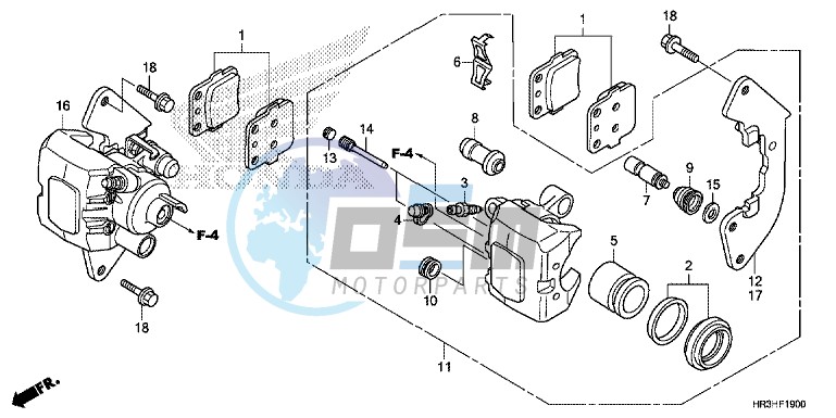 FRONT BRAKE CALIPER