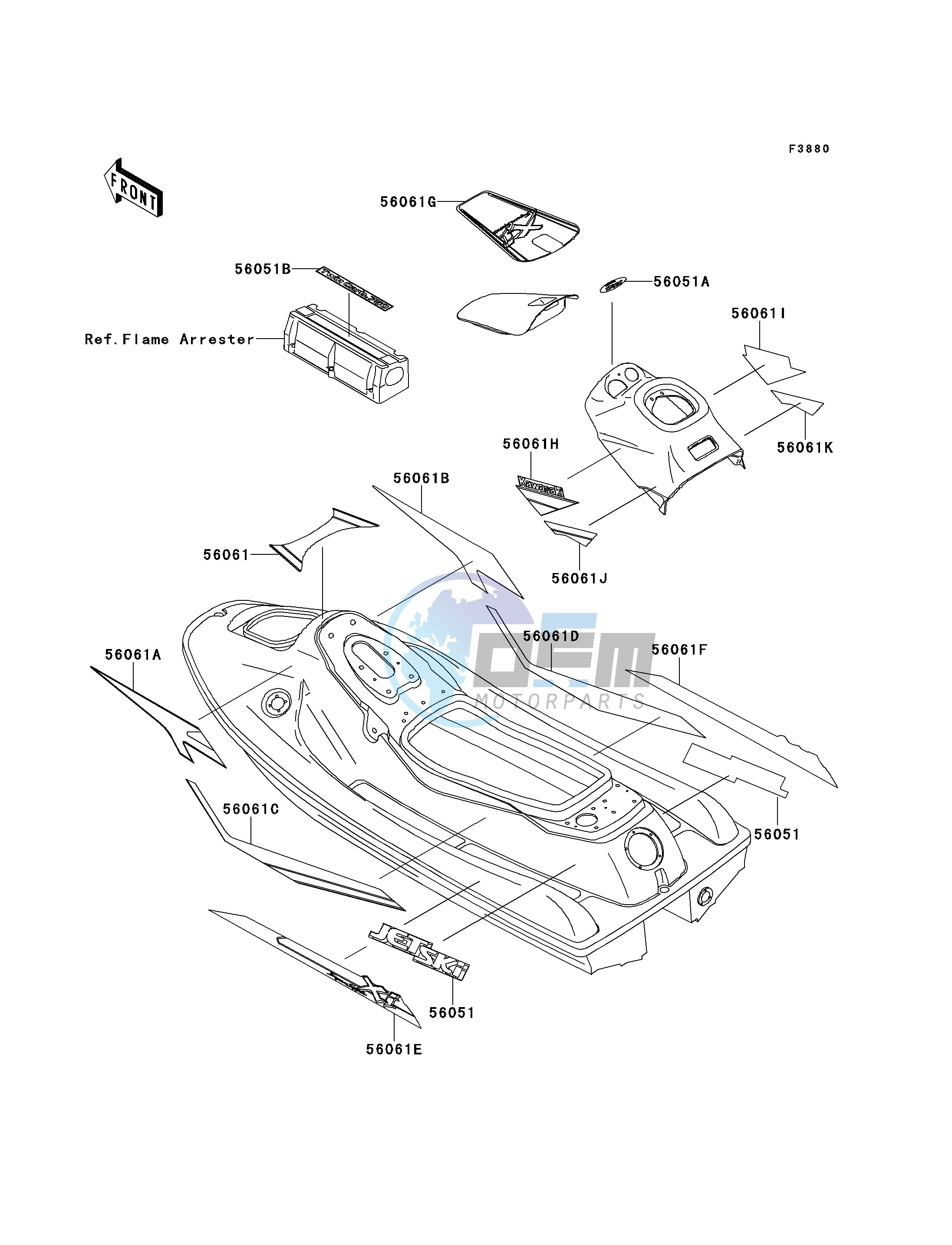 DECALS-- JH750-F1- -