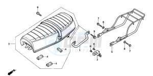 CG125 drawing SEAT (1)