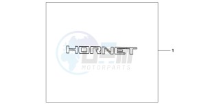 CB600F CB600F drawing 3D LOGO KIT HORNET