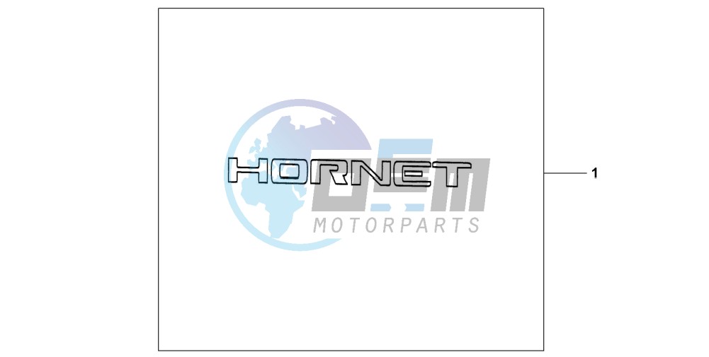 3D LOGO KIT HORNET