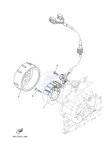 XP500 T-MAX 530 (59CF) drawing GENERATOR