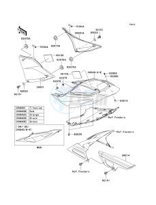 ZR 1000 A [Z1000] (A1-A3) drawing SIDE COVERS_CHAIN COVER