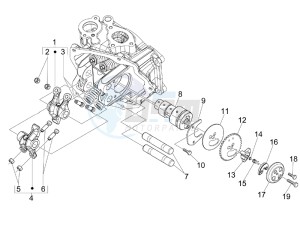 GTS 300 ie USA drawing Rocking levers support unit