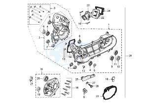 JET FORCE - 50 cc drawing CRANKCASE