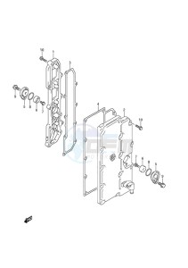 DF 300A drawing Exhaust Cover