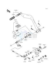 VN 1500 E [VULCAN 1500 CLASSIC] (E1) [VULCAN 1500 CLASSIC] drawing GEAR CHANGE MECHANISM