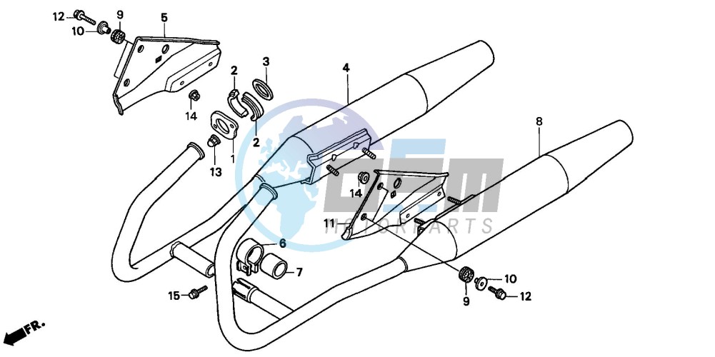 EXHAUST MUFFLER