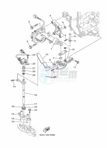 LF250XCA drawing THROTTLE-CONTROL